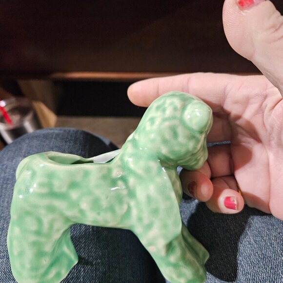 Vintage Green Lamb Planter -- ITEM #2241 - Picture 7 of 8